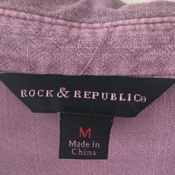 Rock & Republic Lavender Blouse - Picture 6 of 7